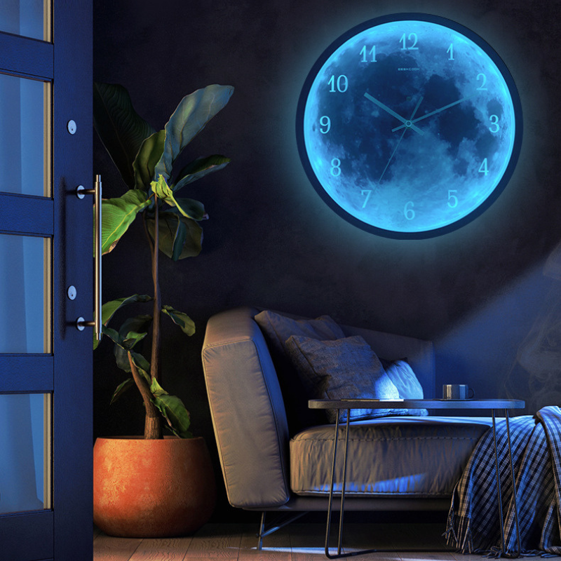 đồng hồ treo tường có led ban đêm
