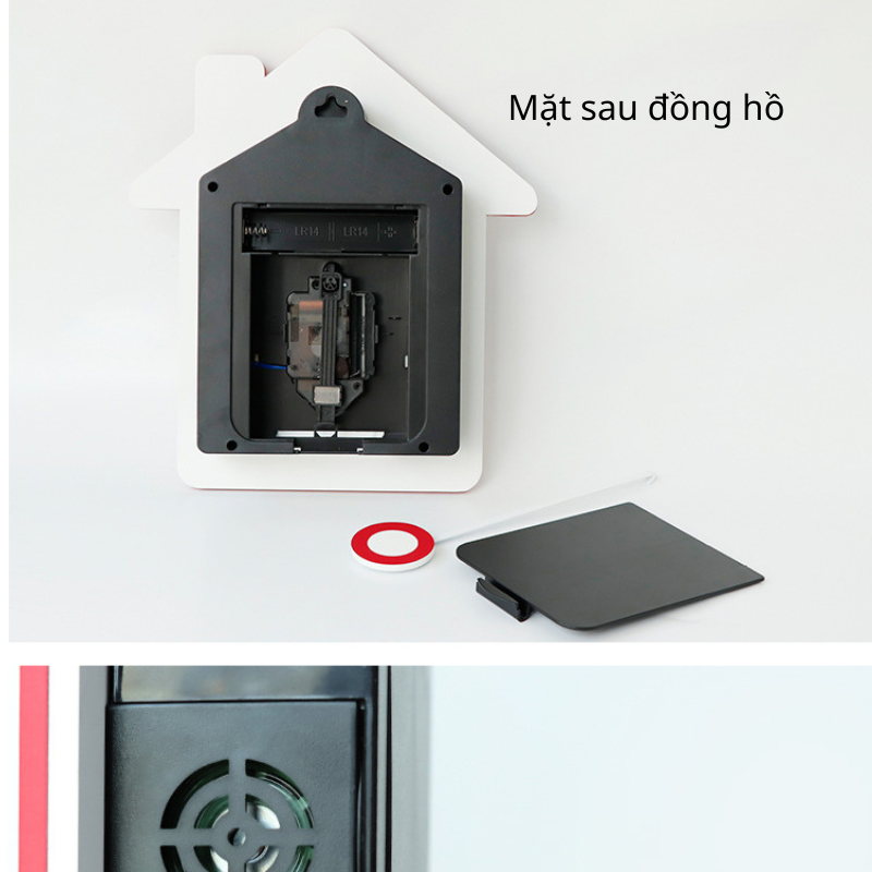 mặt sau đồng hồ