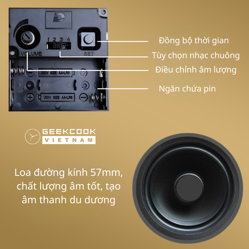 máy đồng hồ treo tường