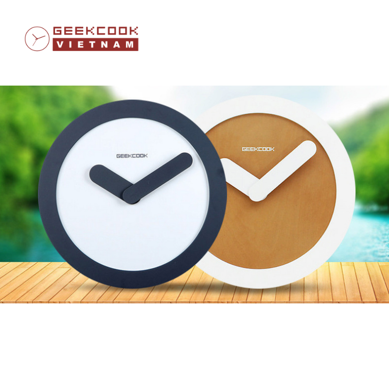 đồng hồ treo tường bằng gỗ