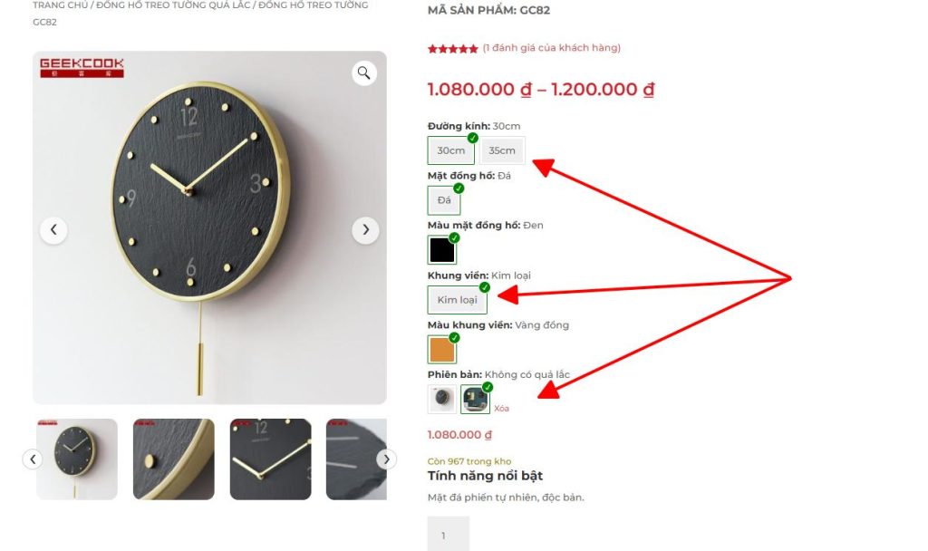 mua đồng hồ treo tường