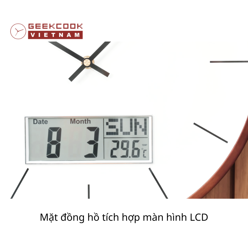 màn hình đồng hồ treo tường