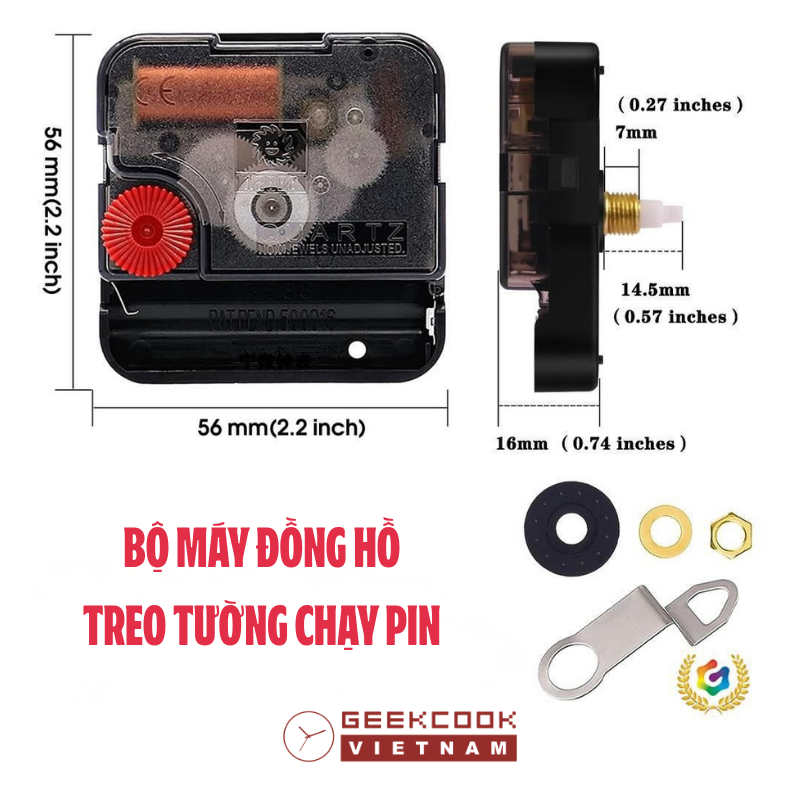 máy đồng hồ treo tường