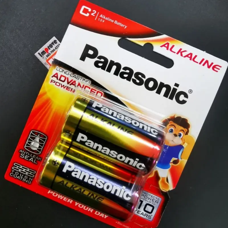 pin trung c panasonic alkaline